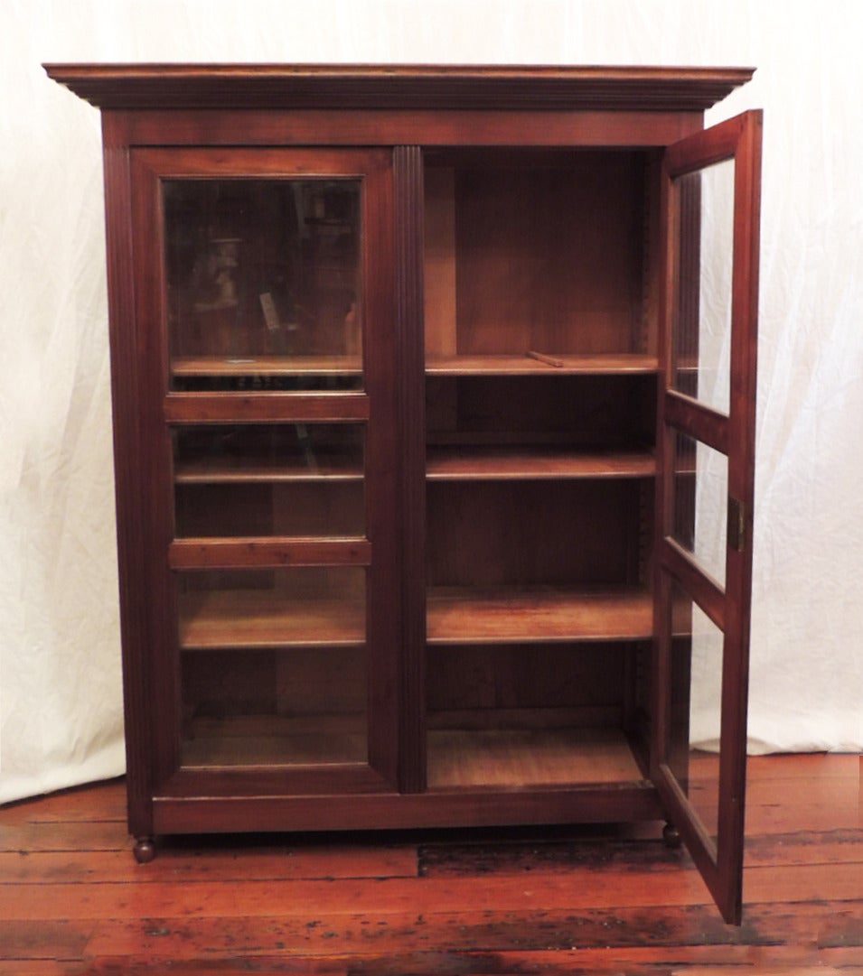 19th Century 19th C Caribbean French Colonial Bookcase