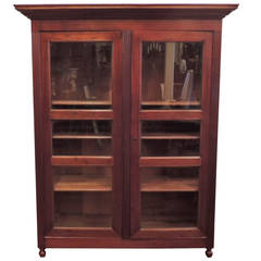 19th C Caribbean French Colonial Bookcase 7