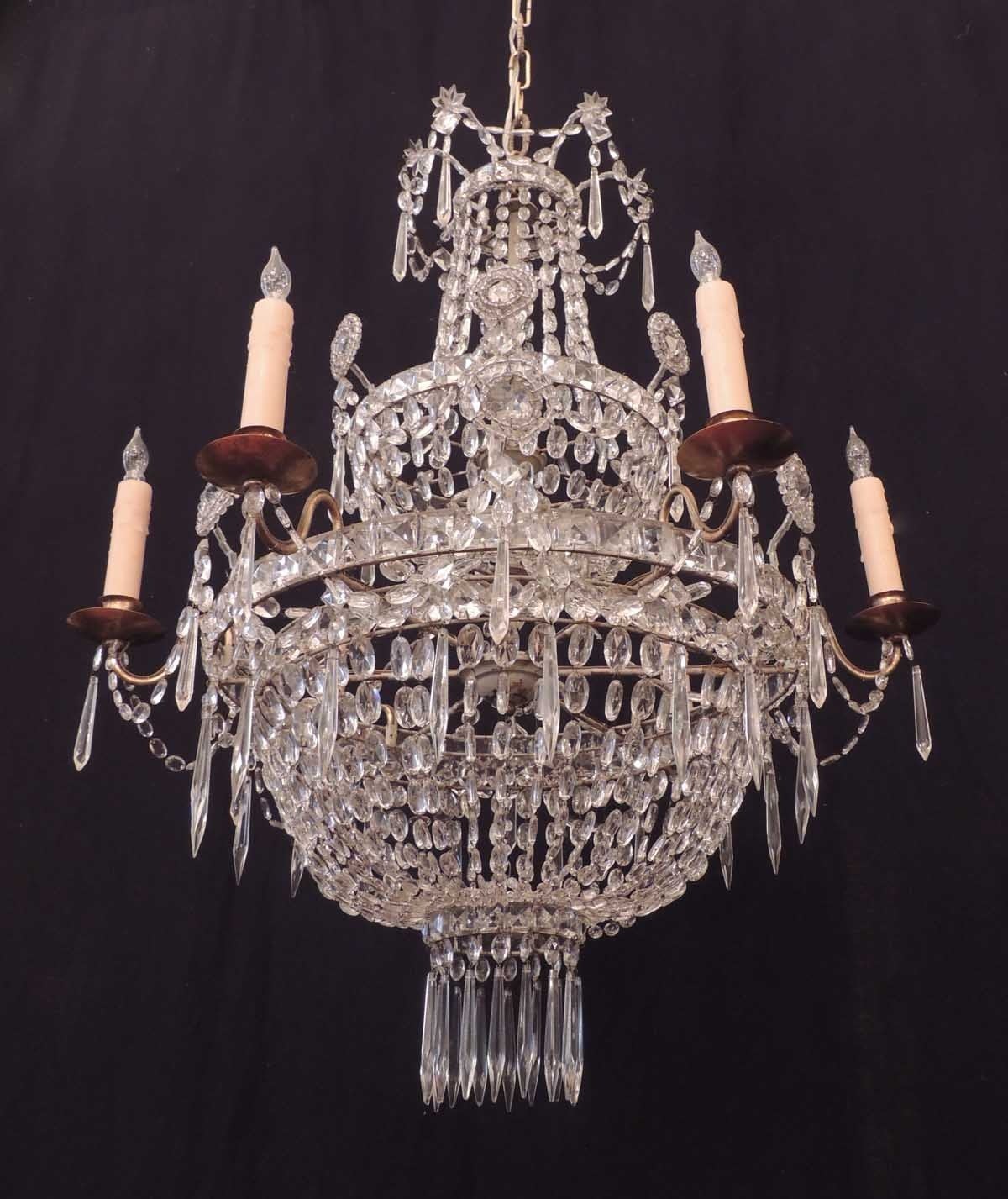 Late 18th Century English Regency Chandelier 4