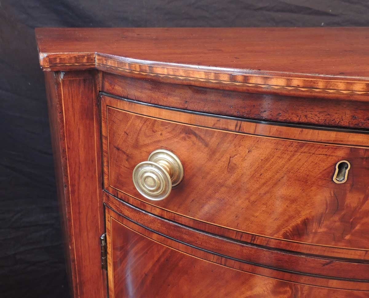 American Late 18th C Virginia Mahogany and Pine Sideboard