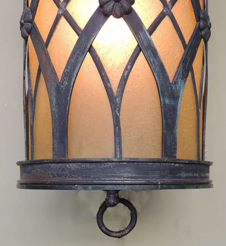 Late 19th Century English Lantern Sconces In Good Condition In Charleston, SC