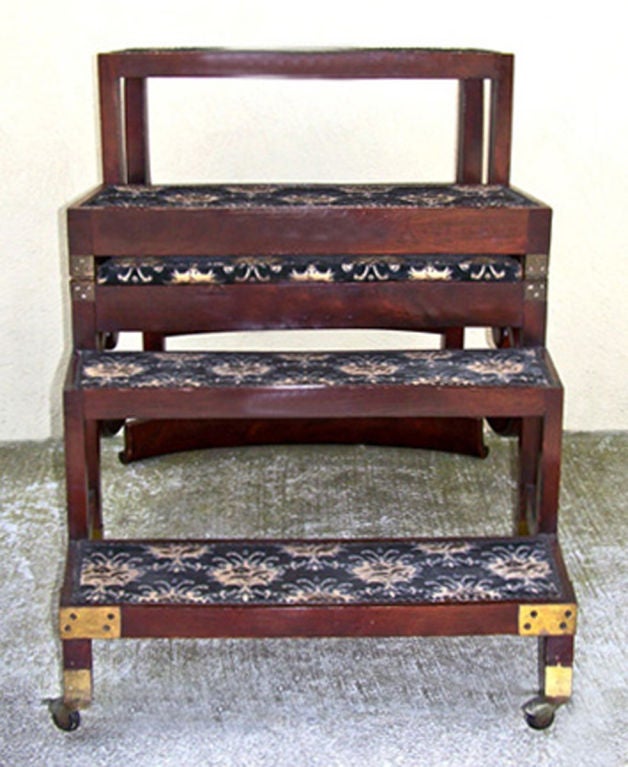 English Metamorphic Chair - Library Steps