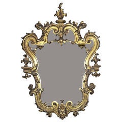 Carved Wood Italian Mirror