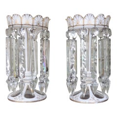 Early 19th C English Regency Crystal Lusters