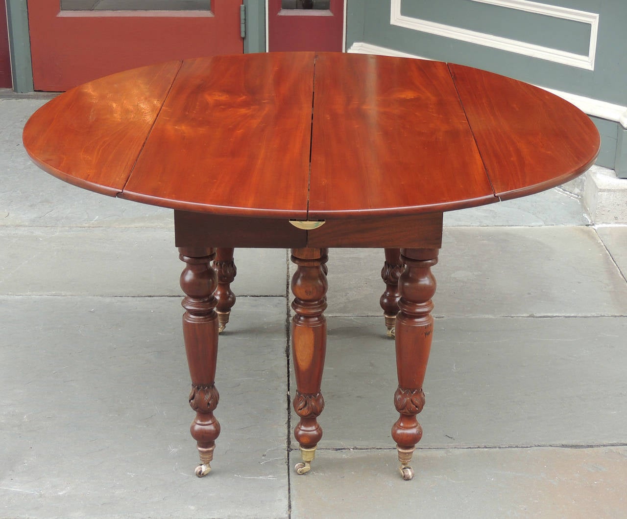 19th C Caribbean Martinique Campaign Dining Table 3