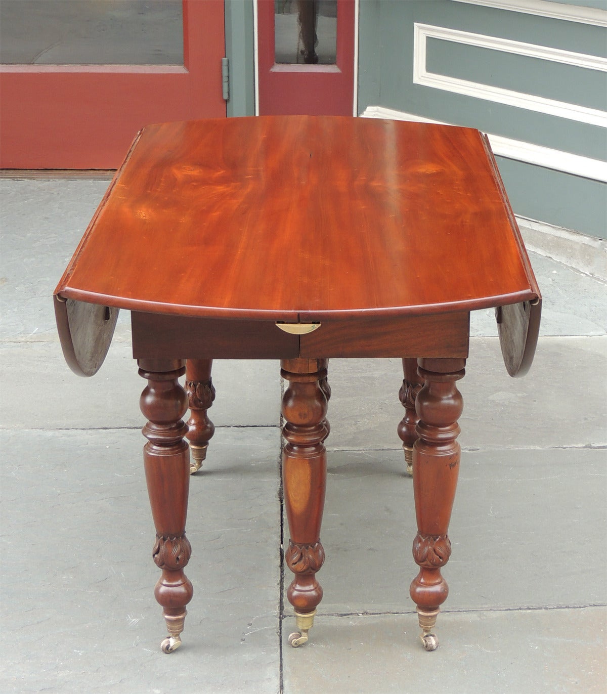 19th C Caribbean Martinique Campaign Dining Table 2
