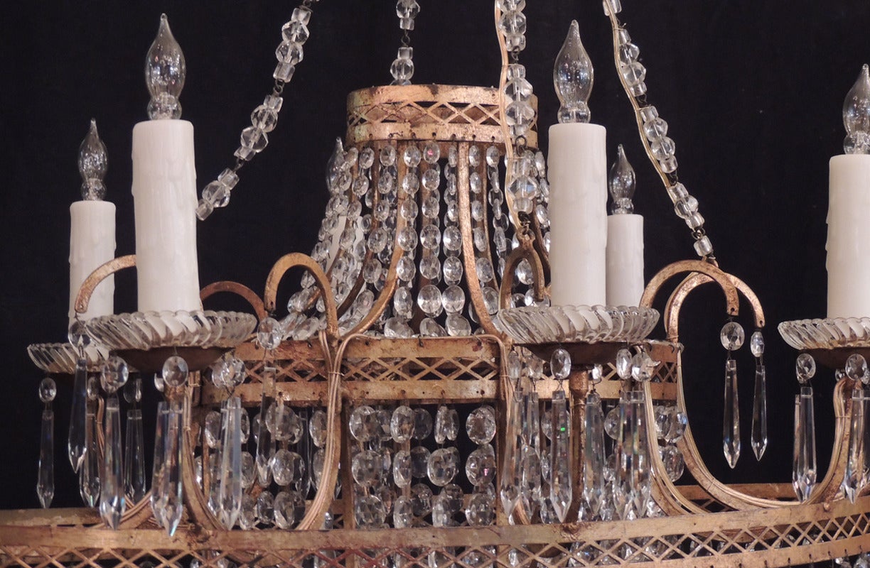 Early 19th C Italian Empire Chandelier 3