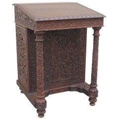 Anglo-Indian 1820s Rosewood Davenport Desk