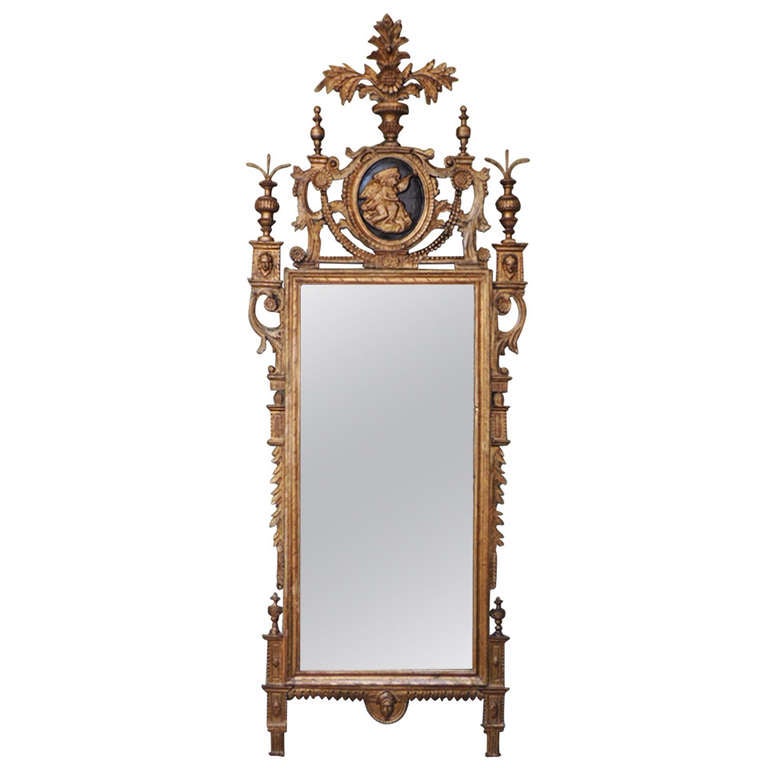 Late 18th C Italian Neoclassical Mirror For Sale at 1stdibs