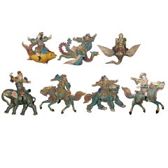 Seven Immortal Chinese Figures