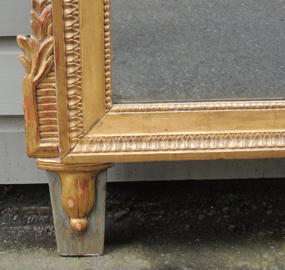 Late 18th C Italian Neoclassical Mirror In Excellent Condition In Charleston, SC