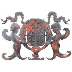 Early 19th century Iron French Crest