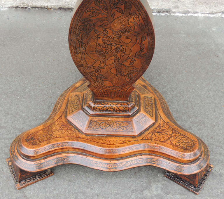 Early 19th C Spanish Walnut Tilt-Top Table 3