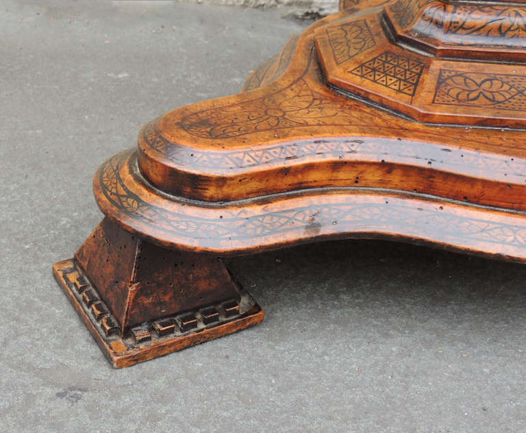 Early 19th C Spanish Walnut Tilt-Top Table 4