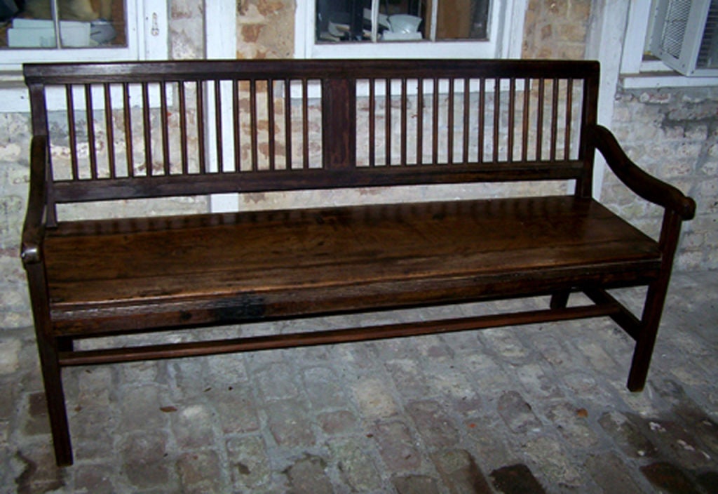 Mahogany bench