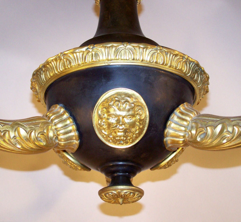 Three Arm Empire Chandelier