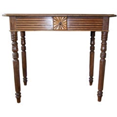 Inlaid Caribbean Serving Table