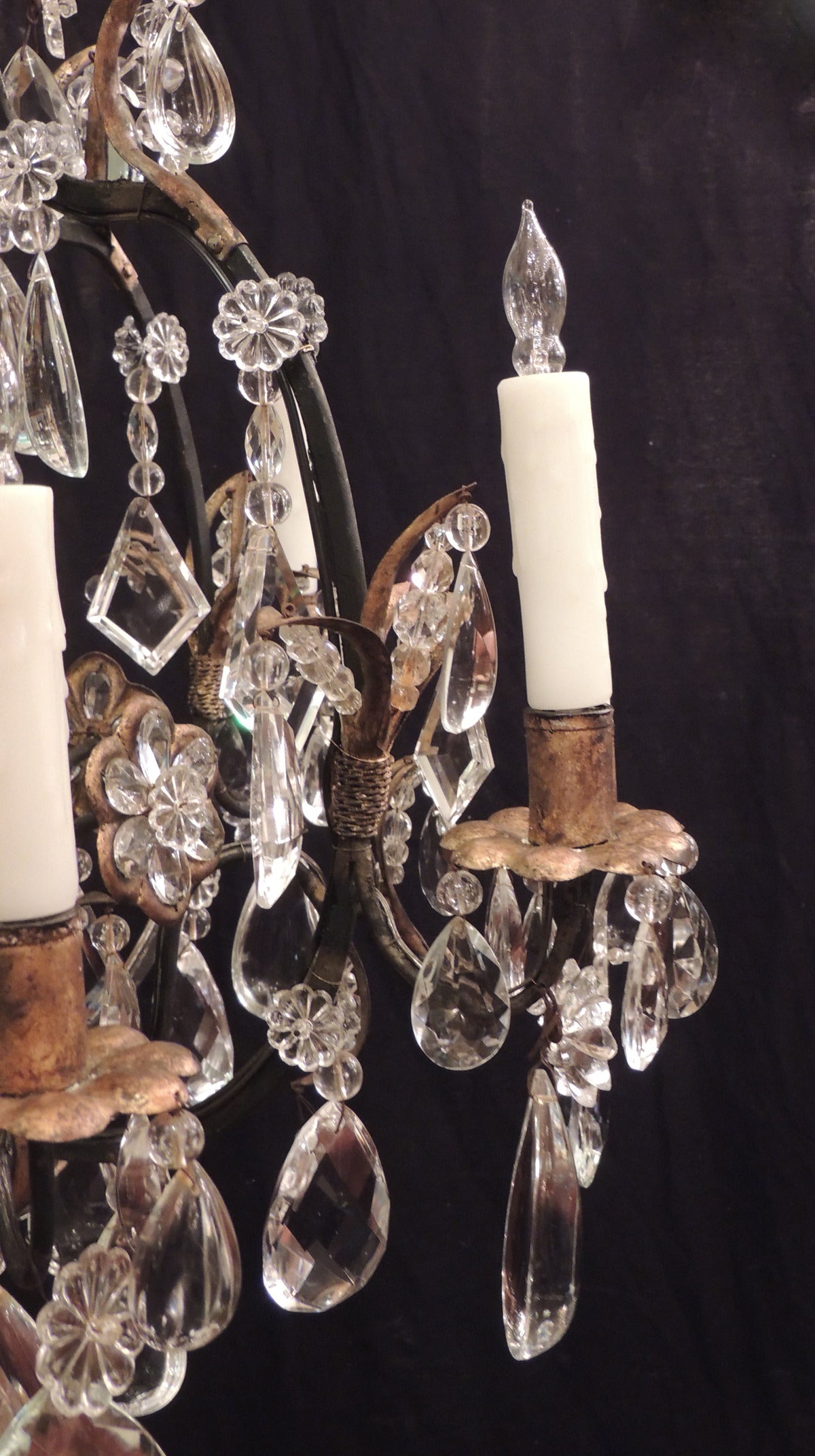 20th Century Early 20th C French Maison Bagues-Style Chandelier