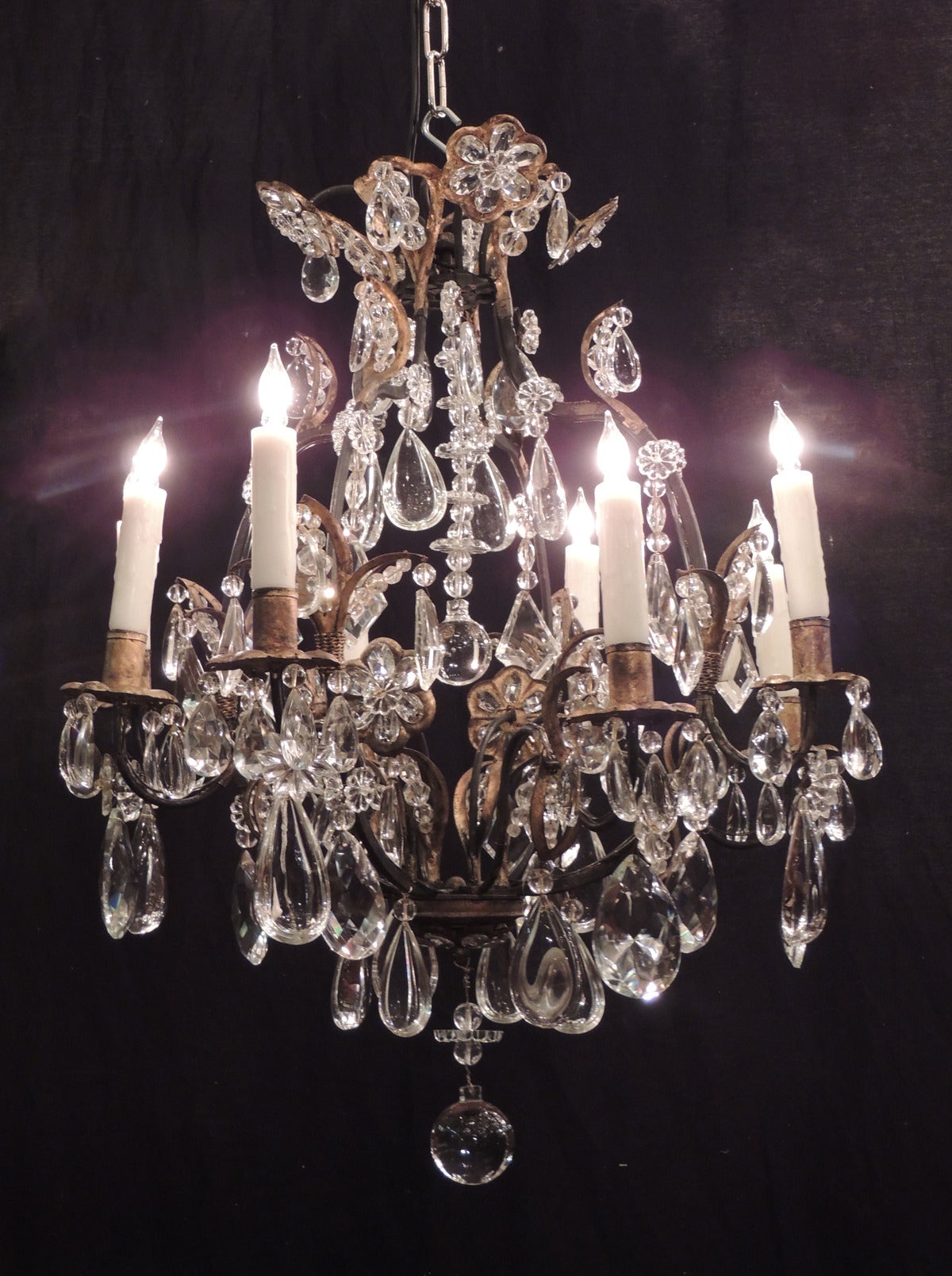 Early 20th C French Maison Bagues-Style Chandelier 1