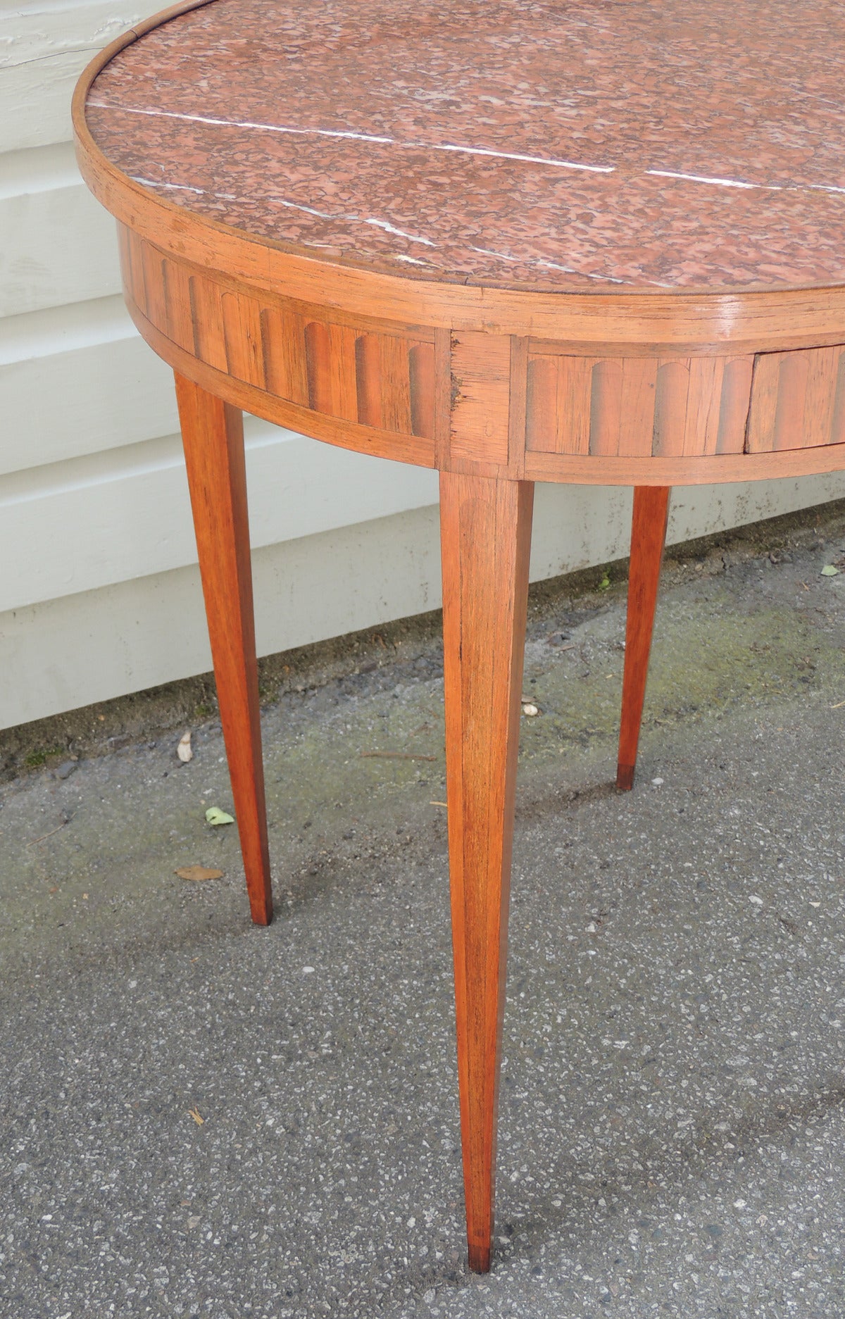 Mid 19th C French Directoire Hardwood Round Table 2