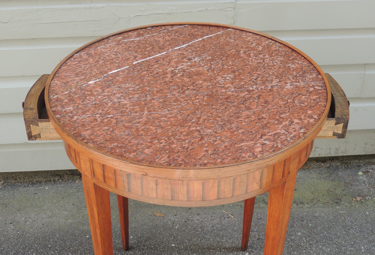 19th Century Mid 19th C French Directoire Hardwood Round Table