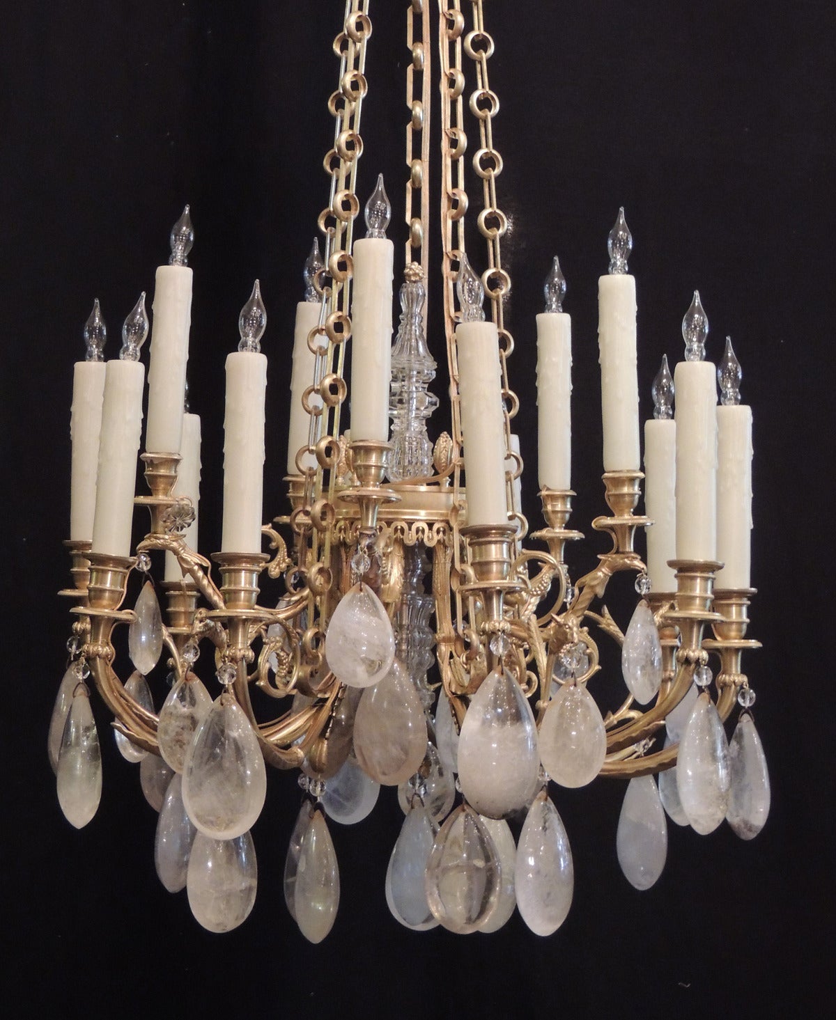 Early 19th Century Russian Empire Rock Crystal Chandelier 6