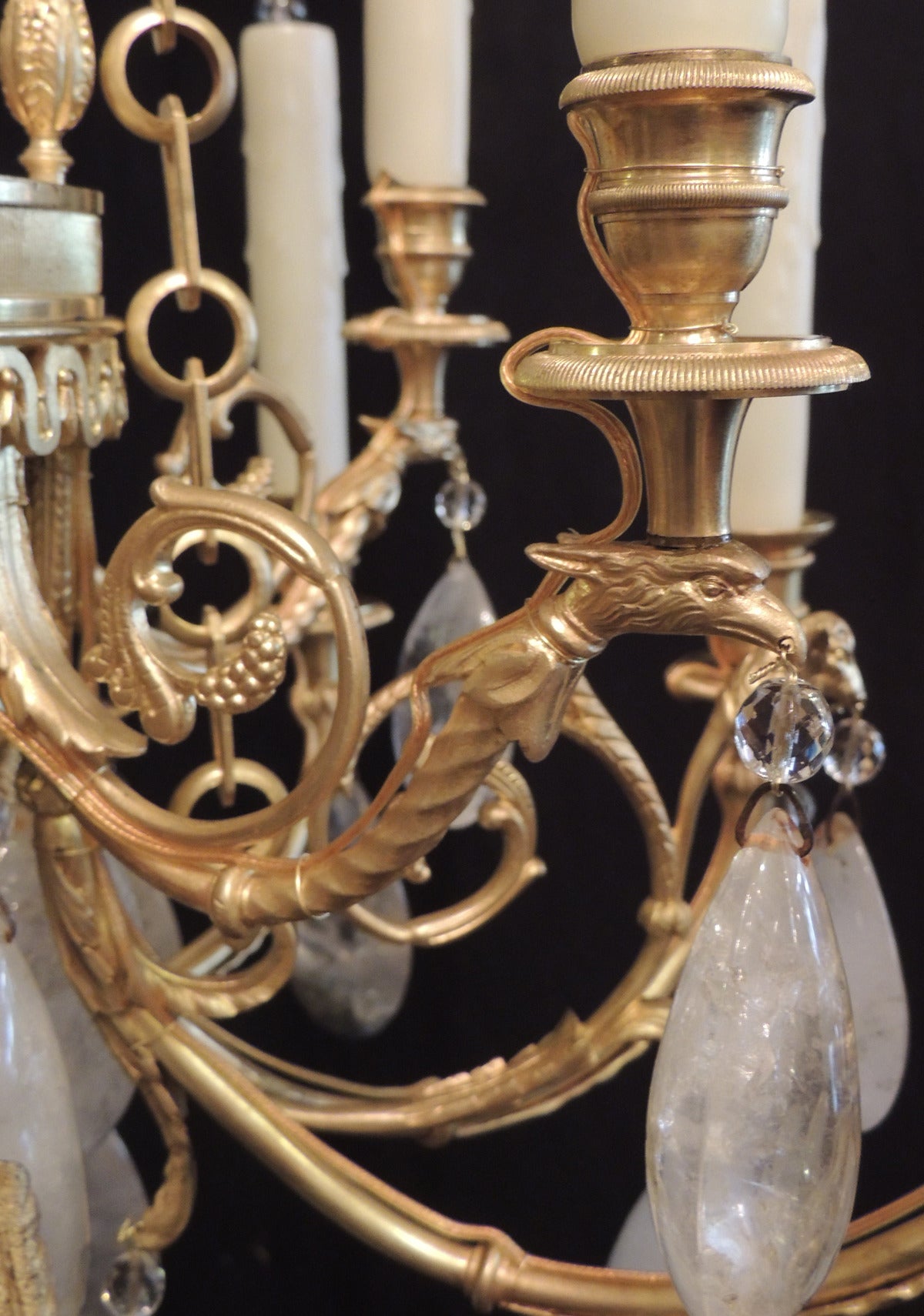 Early 19th Century Russian Empire Rock Crystal Chandelier 2