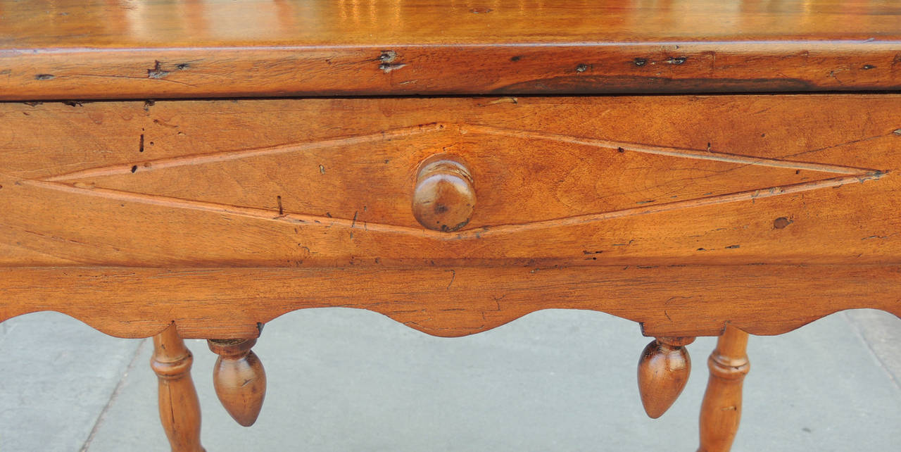 Pearwood Late 18th C French Provincial Work Table