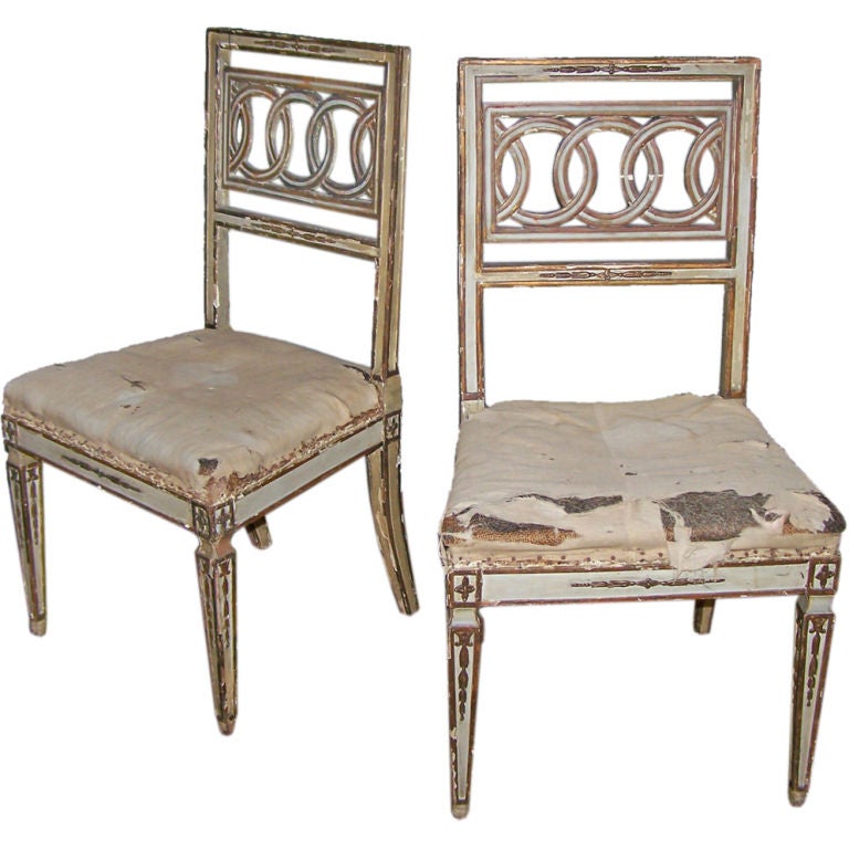 18th c. Neoclassical Side Chairs