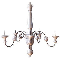 19th Century Italian Pricket Chandelier