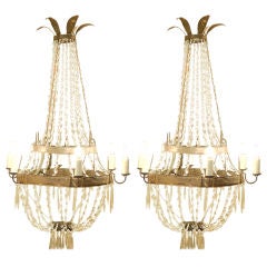 Antique Pair of 18th c. Chandeliers