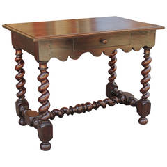 Early 19th Century French Walnut Provincial Table