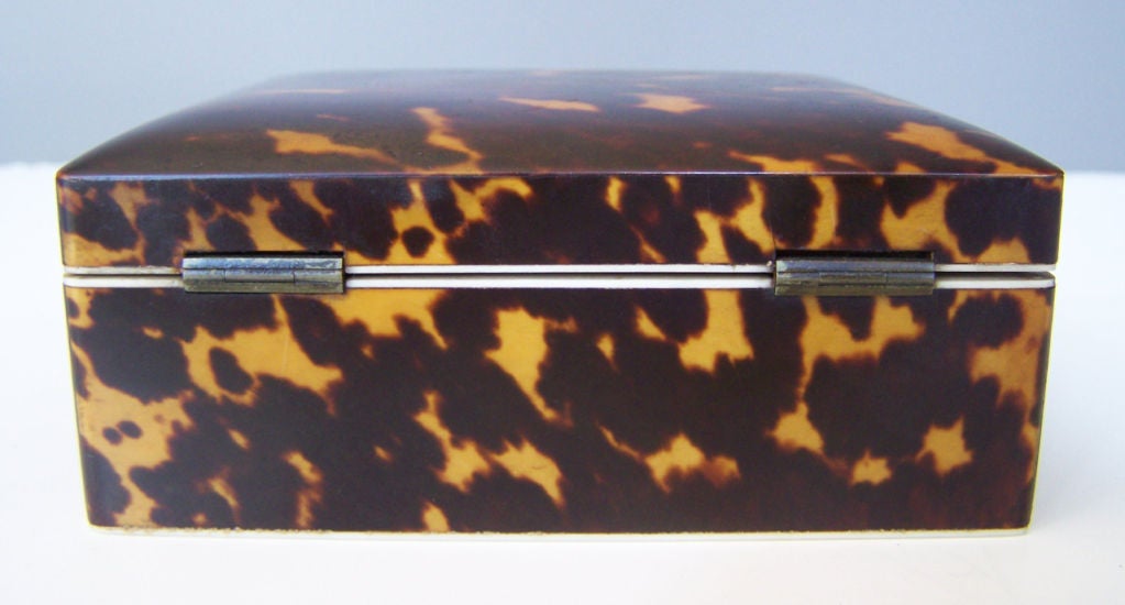 English Tortoise Cigarette Box
