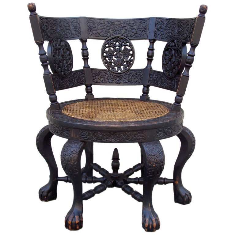 Dutch East Indies Burgomaster Chair
