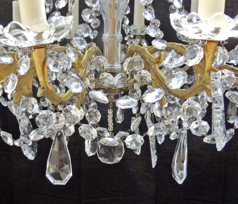 Mid-19th Century Baccarat Quality French Chandelier 2