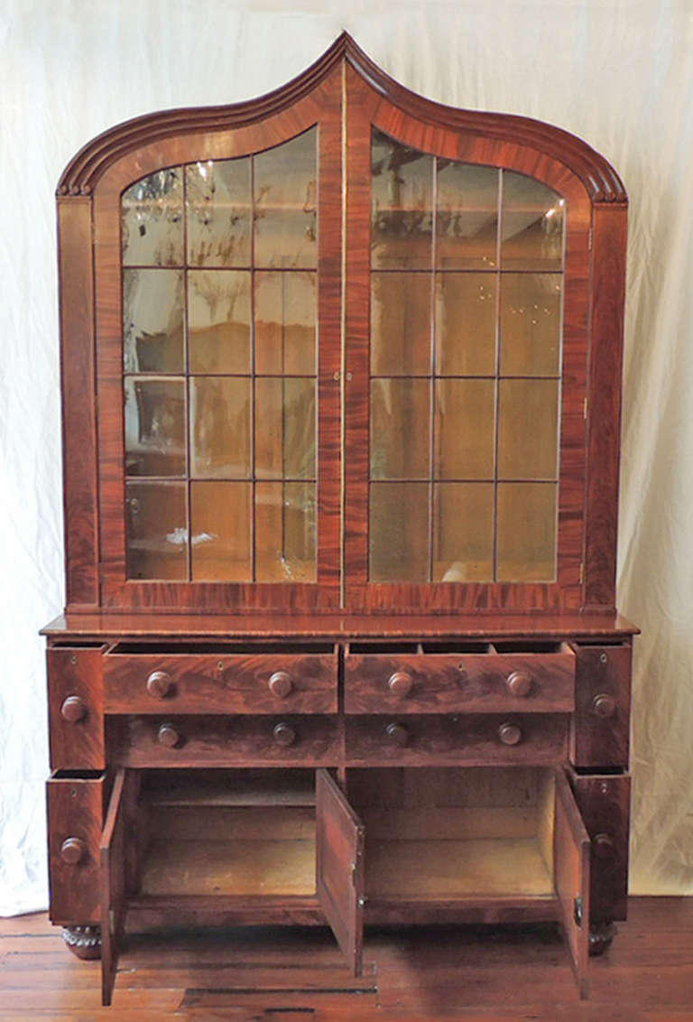 19th Century New Orleans Plantation Bookcase 3