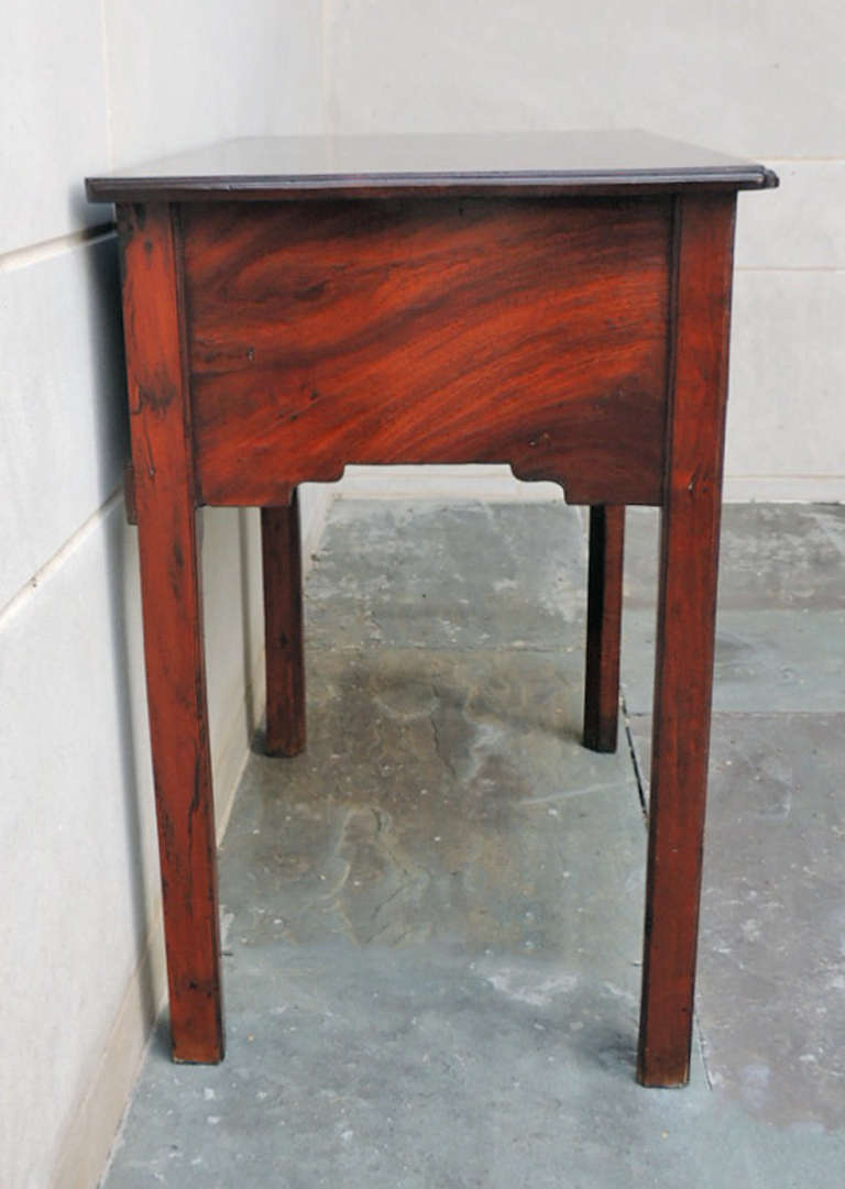 18th C English Chippendale Mahogany Lowboy For Sale 6