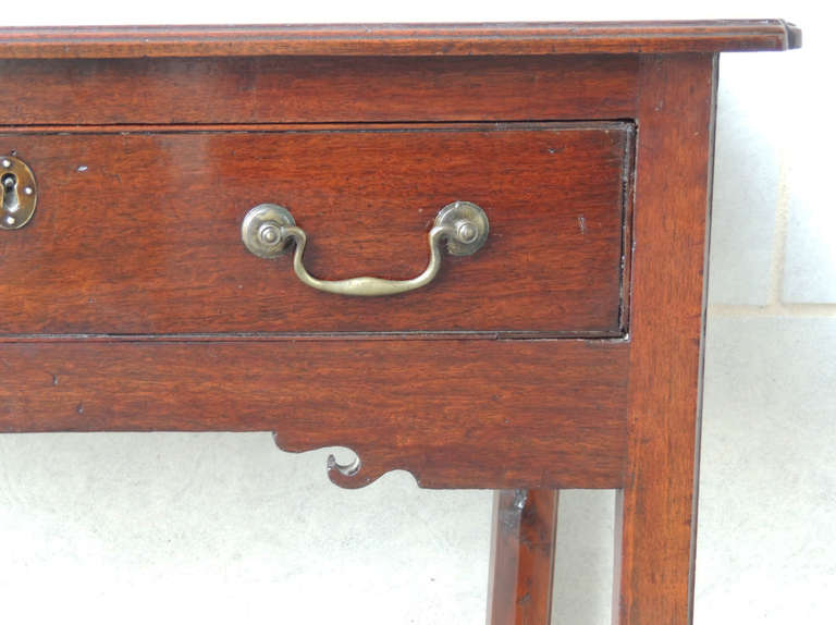 18th C English Chippendale Mahogany Lowboy For Sale 3