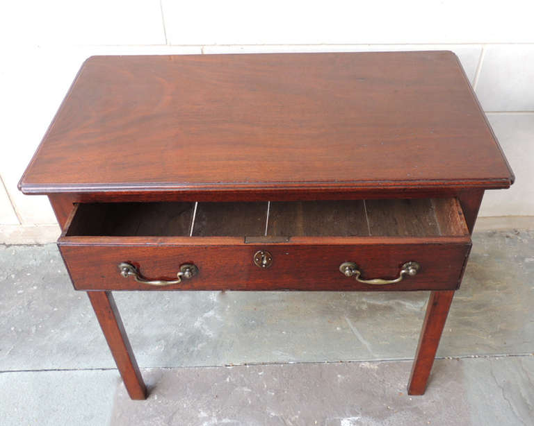 18th C English Chippendale Mahogany Lowboy 5