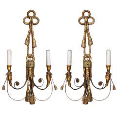 Pair of Gilt Sconces