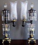 Pair of late 18th c. Argon Lamps
