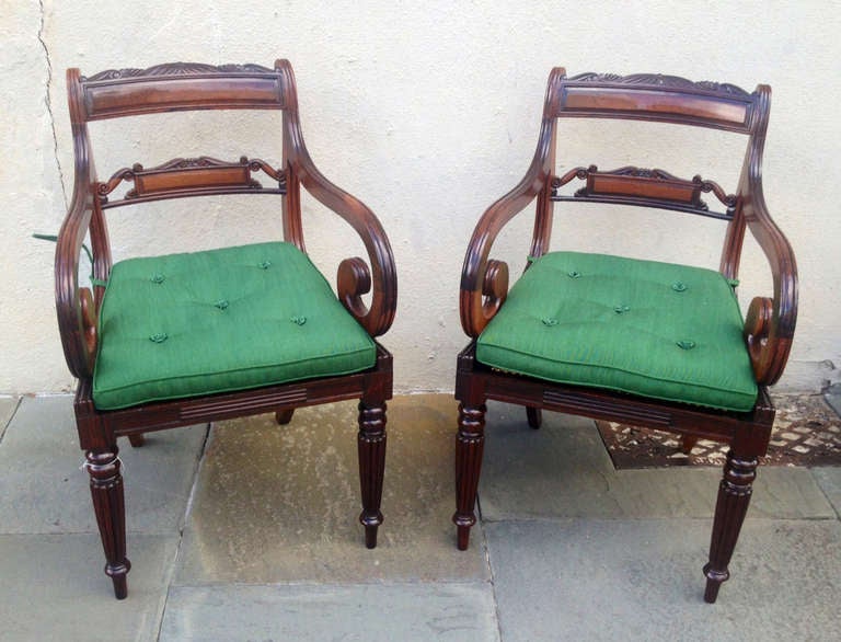 19th Century Anglo-Indian Dining Chairs 3