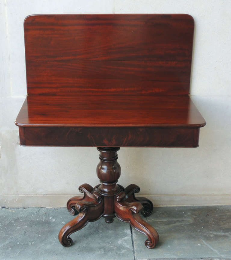19th Century St. Croix Card Table 1