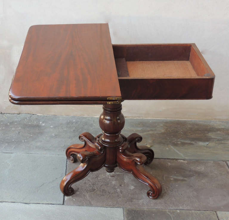 19th Century St. Croix Card Table 2