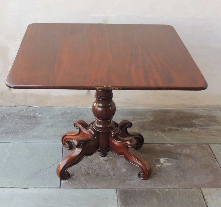 19th Century St. Croix Card Table 3