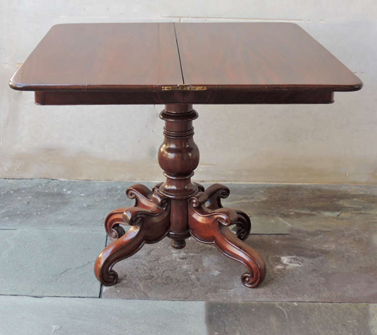 19th Century St. Croix Card Table 5