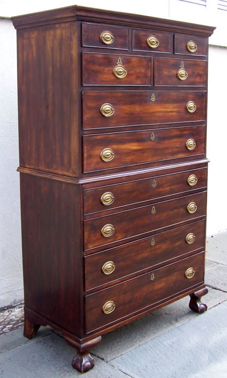 18th Century and Earlier American Chest on Chest