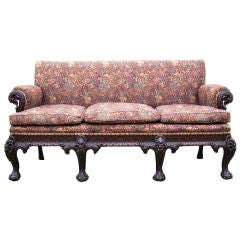 Antique Irish Chippendale Sofa