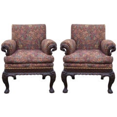 Pair of Irish Chippendale Chairs