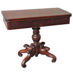 19th Century St. Croix Card Table